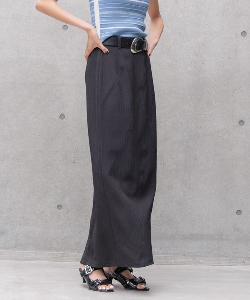 PAGEBOY（ページボーイ）の「イージケアナロースカート《マシンウォッシャブル》（スカート・レディース・ブラック/グレー/レッド系その他・SMALL/MEDIUM）」の19枚目の写真