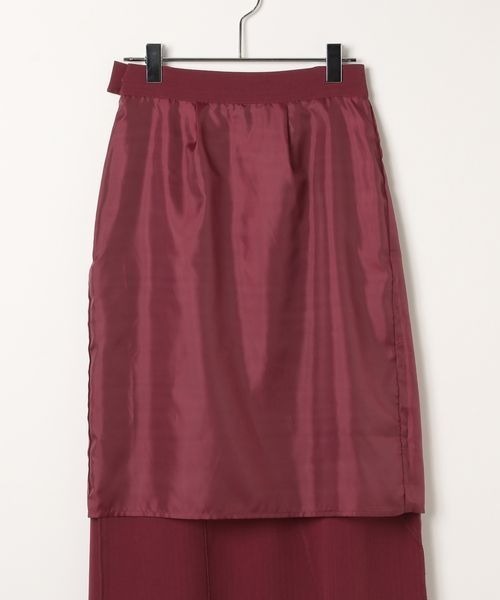 PAGEBOY（ページボーイ）の「イージケアナロースカート《マシンウォッシャブル》（スカート・レディース・ブラック/グレー/レッド系その他・SMALL/MEDIUM）」の8枚目の写真