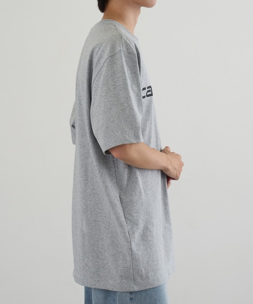 Carhartt(カーハート)の「【Carhartt】K195 フロントロゴプリントTシャツ(Tシャツ/カットソー・メンズ・ブラック/グレー・M/S/L)」の3枚目の写真