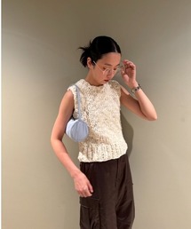 emmi | ウールミックスハンドニットベスト(ベスト)