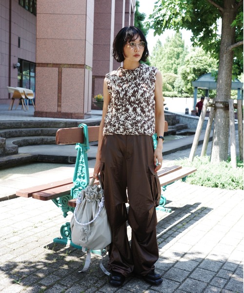 emmi ウールミックスハンドニットベスト ウールミックスハンドニットベスト(ジレ/ベスト)｜アウター｜emmi