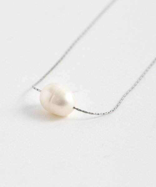 RIVE DROITE（リヴドロワ）の「【R.good（アールドットグッド）】パールポイントショートネックレス（ネックレス・レディース・シルバー・FREE）」の8枚目の写真