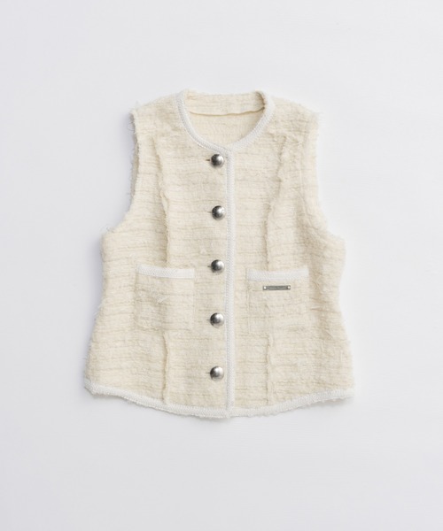 PRANK PROJECT(プランクプロジェクト)の「ツイードベスト / Tweed Vest(ベスト・レディース・ブラック/マルチ/ホワイト・FREE)」の19枚目の写真