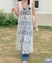 ReRe（リリ）の「刺繍ロングワンピース（ワンピース）」