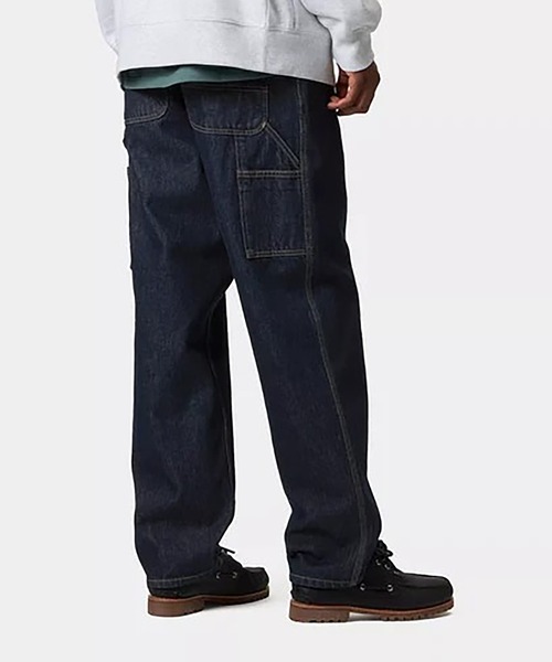 Carhartt WIP（カーハートダブリューアイピー）の「【Carhartt WIP】SINGLE KNEE PANT I032024（チノパンツ・メンズ・ブルー/ブルー系その他/ブラック・30/34/32）」の4枚目の写真