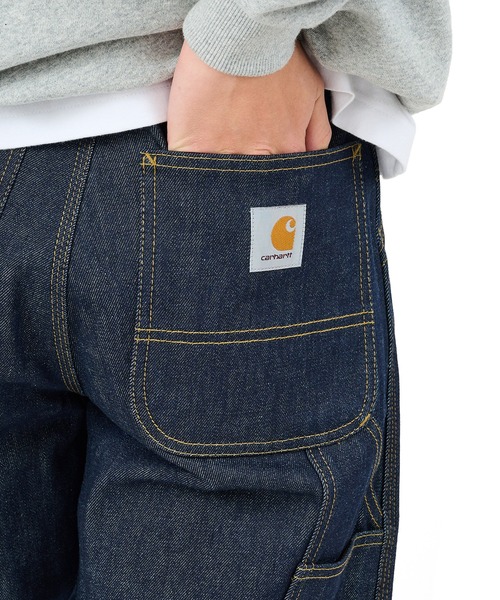 Carhartt WIP（カーハートダブリューアイピー）の「【Carhartt WIP】SINGLE KNEE PANT I032024（チノパンツ・メンズ・ブルー/ブルー系その他/ブラック・30/34/32）」の12枚目の写真