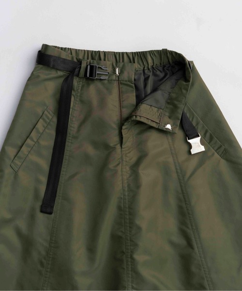 MAISON SPECIAL（メゾンスペシャル）の「Belted 2way Flower Hem Volume Skirt/ベルテッド2WAYフラワーヘムボリューミースカート（スカート・レディース・アイボリー/カーキ/ブラック・36/38）」の12枚目の写真