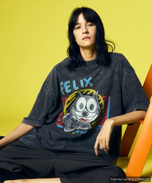 UNISEX》【FELIX】Prime-Over Crew Neck T-Shirt/「フィリックス