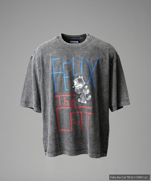 UNISEX》【FELIX】Prime-Over Crew Neck T-Shirt/「フィリックス