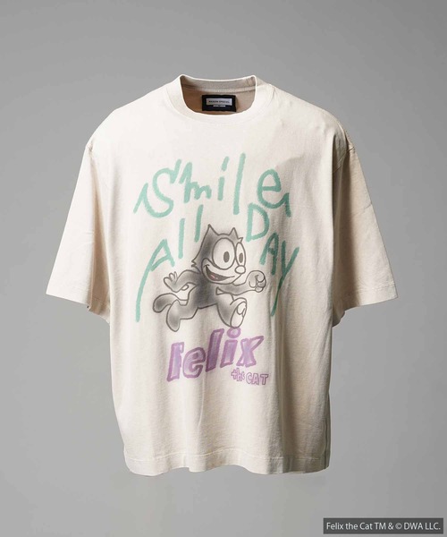 UNISEX》【FELIX】Prime-Over Crew Neck T-Shirt/「フィリックス