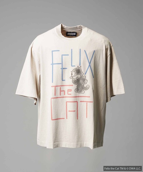 UNISEX》【FELIX】Prime-Over Crew Neck T-Shirt/「フィリックス