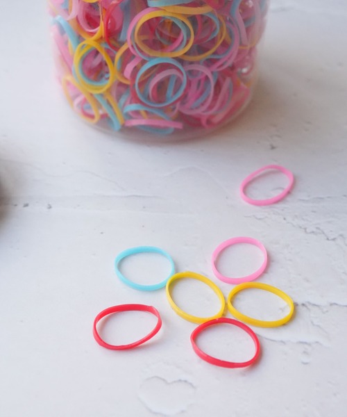 Port / ポート 】 ボトル付き カラーヘアゴム セット #（ヘアゴム