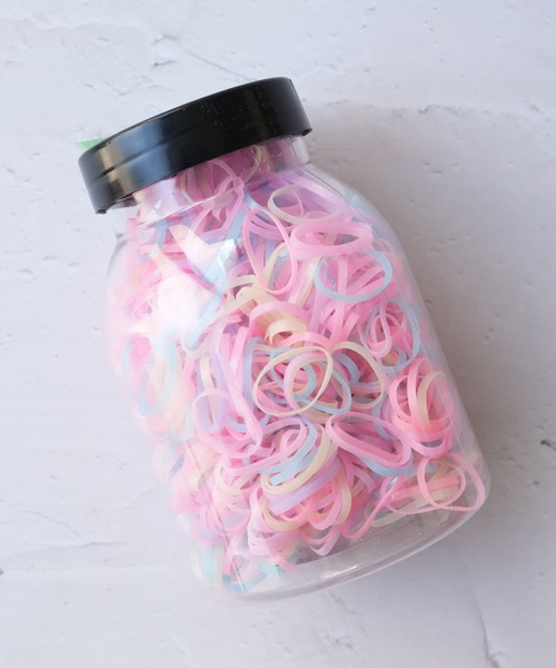 Port / ポート 】 ボトル付き カラーヘアゴム セット #（ヘアゴム