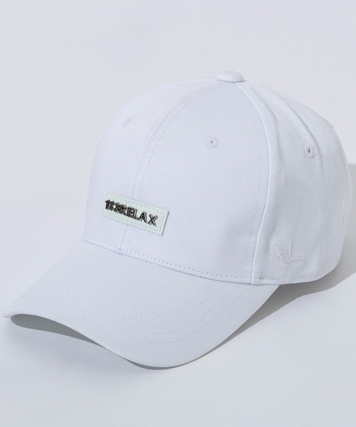 1PIU1UGUALE3 RELAX (ウノピゥウノウグァーレトレ リラックス)の「1PIU1UGUALE3 RELAX(ウノピゥウノウグァーレトレ リラックス)プレートロゴ ベーシックシルエット キャップ(キャップ・メンズ・ホワイト/ブラック・ONE SIZE)」の6枚目の写真