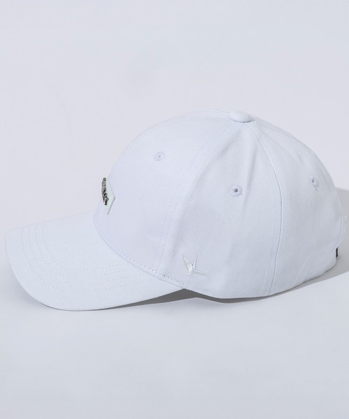 1PIU1UGUALE3 RELAX (ウノピゥウノウグァーレトレ リラックス)の「1PIU1UGUALE3 RELAX(ウノピゥウノウグァーレトレ リラックス)プレートロゴ ベーシックシルエット キャップ(キャップ・メンズ・ホワイト/ブラック・ONE SIZE)」の8枚目の写真