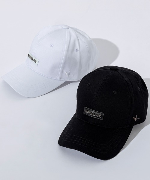 1PIU1UGUALE3 RELAX (ウノピゥウノウグァーレトレ リラックス)の「1PIU1UGUALE3 RELAX(ウノピゥウノウグァーレトレ リラックス)プレートロゴ ベーシックシルエット キャップ(キャップ・メンズ・ホワイト/ブラック・ONE SIZE)」の15枚目の写真