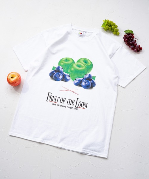 FRUIT OF THE LOOM(フルーツオブザルーム)の「【FRUIT OF THE LOOM】FTL×EVA FRUITS / フルーツオブザルーム×エヴァンゲリオン 機体カラー ロゴT(Tシャツ/カットソー・メンズ・レッド/イエロー/パープル・XL/L/M/S)」の2枚目の写真