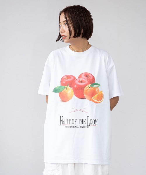 FRUIT OF THE LOOM(フルーツオブザルーム)の「【FRUIT OF THE LOOM】FTL×EVA FRUITS / フルーツオブザルーム×エヴァンゲリオン 機体カラー ロゴT(Tシャツ/カットソー・メンズ・レッド/イエロー/パープル・XL/L/M/S)」の4枚目の写真