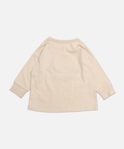 chil2（チルツー）の「〈スマイリーフェイス〉長袖Tシャツ（Tシャツ/カットソー・キッズ・ブラック/ミント/イエロー/クリーム・80ｃｍ/90cm/110cm/100cm/120cm/130cm/140cm）」の7枚目の写真