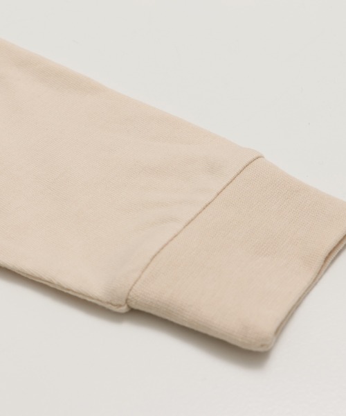 chil2（チルツー）の「〈スマイリーフェイス〉長袖Tシャツ（Tシャツ/カットソー・キッズ・ブラック/ミント/イエロー/クリーム・80ｃｍ/90cm/110cm/100cm/120cm/130cm/140cm）」の9枚目の写真