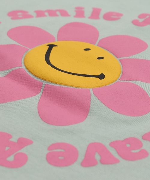 chil2（チルツー）の「〈スマイリーフェイス〉長袖Tシャツ（Tシャツ/カットソー・キッズ・ブラック/ミント/イエロー/クリーム・80ｃｍ/90cm/110cm/100cm/120cm/130cm/140cm）」の15枚目の写真