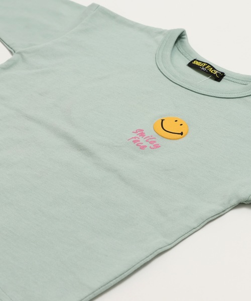 chil2（チルツー）の「〈スマイリーフェイス〉長袖Tシャツ（Tシャツ/カットソー・キッズ・ブラック/ミント/イエロー/クリーム・80ｃｍ/90cm/110cm/100cm/120cm/130cm/140cm）」の16枚目の写真