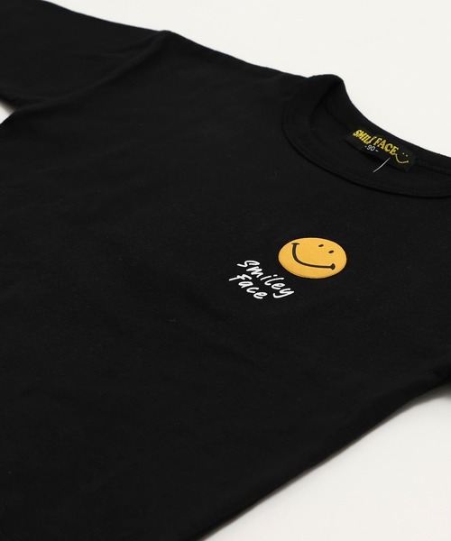 chil2（チルツー）の「〈スマイリーフェイス〉長袖Tシャツ（Tシャツ/カットソー・キッズ・ブラック/ミント/イエロー/クリーム・80ｃｍ/90cm/110cm/100cm/120cm/130cm/140cm）」の18枚目の写真