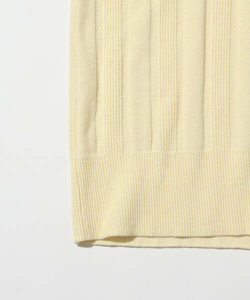 Firsthand(ファーストハンド)の「Firsthand/ファーストハンド 機能性素材 シルク入り バイカラーポロニット / 抗ピル / マシンウォッシャブル(ニット/セーター・レディース・レッド/ブラウン/ベージュ・FREE)」の13枚目の写真