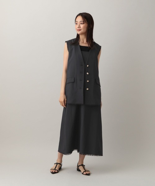 GLOBAL WORK（グローバルワーク）の「MATINEE LINE/MIXストレッチ/ワンピース/583746（ワンピース・レディース・モカ/ブラウン/チャコールグレー・MEDIUM/LARGE）」の17枚目の写真