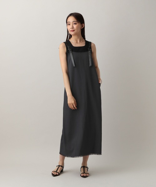 GLOBAL WORK（グローバルワーク）の「MATINEE LINE/MIXストレッチ/ワンピース/583746（ワンピース・レディース・モカ/ブラウン/チャコールグレー・MEDIUM/LARGE）」の19枚目の写真