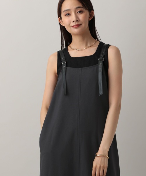 GLOBAL WORK（グローバルワーク）の「MATINEE LINE/MIXストレッチ/ワンピース/583746（ワンピース・レディース・モカ/ブラウン/チャコールグレー・MEDIUM/LARGE）」の22枚目の写真