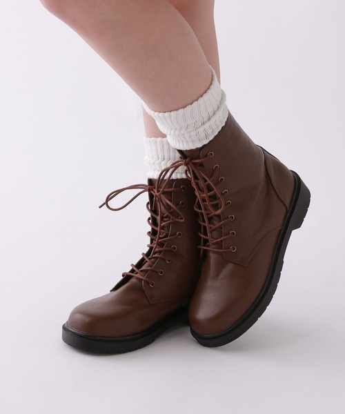 repipi armario（レピピ アルマリオ）の「レースアップブーツ（ブーツ・キッズ・アイボリー/ブラック/ブラウン・SMALL/MEDIUM/LARGE）」の3枚目の写真