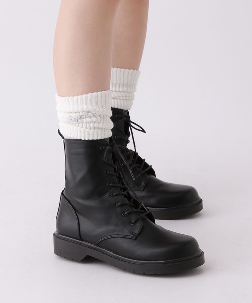 repipi armario（レピピ アルマリオ）の「レースアップブーツ（ブーツ・キッズ・アイボリー/ブラック/ブラウン・SMALL/MEDIUM/LARGE）」の2枚目の写真