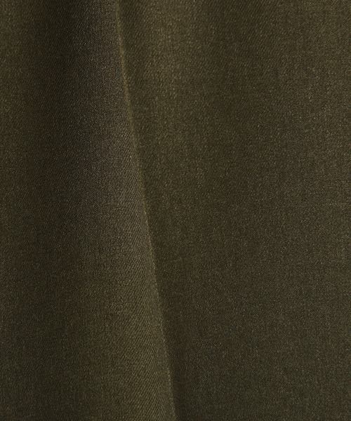 info. BEAUTY&YOUTH(インフォビューティアンドユース)の「【マルチサイズ】ポリエステルサージ ワイドストレート スラックス(スラックス・メンズ・ダークグリーン/オレンジ系その他/ブラック/オリーブ・マルチサイズ)」の15枚目の写真