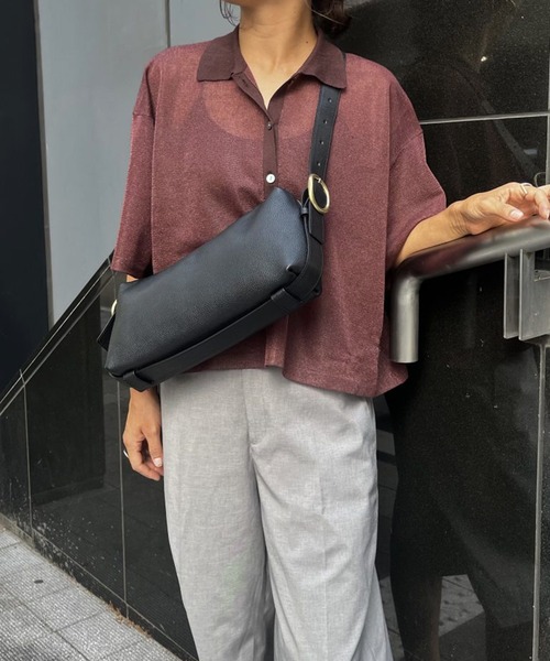 Scrap Book(スクラップブック)の「【TOFF&LOADSTONE】Easy(M)(ショルダーバッグ・レディース・ブラック/ベージュ・FREE)」の8枚目の写真