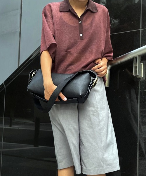 Scrap Book(スクラップブック)の「【TOFF&LOADSTONE】Easy(M)(ショルダーバッグ・レディース・ブラック/ベージュ・FREE)」の9枚目の写真