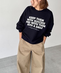 美品 CANAL JEAN choice_cnl DUNE刺繍裏毛トレーナー ロゴ刺繍リボン裏毛トレーナー｜むーのんのんオンラインショップ