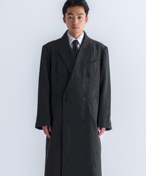 Classic Wool Blend Tweed Coat / クラシックウールブレンドツイード