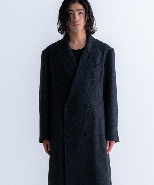 SINSS(シンス)のClassic Wool Blend Tweed Coat / クラシックウールブレンドツイードコート(トレンチコート)