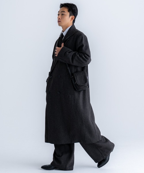 Classic Wool Blend Tweed Coat / クラシックウールブレンドツイード