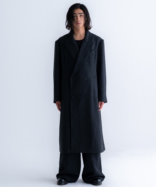 Classic Wool Blend Tweed Coat / クラシックウールブレンドツイード