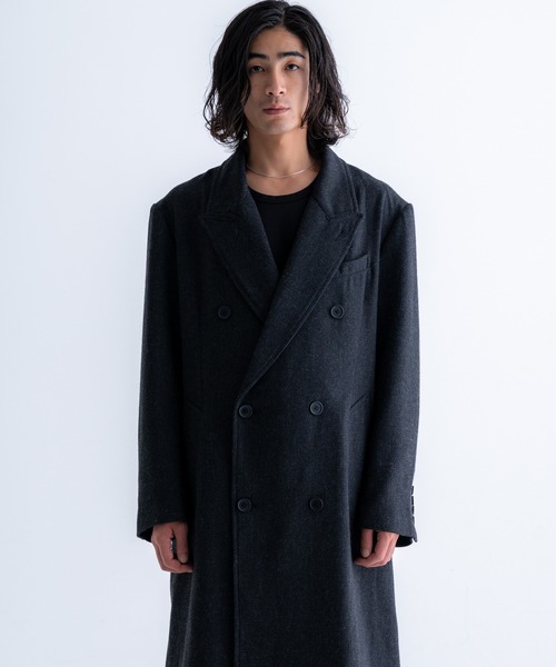 Classic Wool Blend Tweed Coat / クラシックウールブレンドツイード