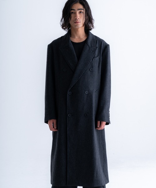 Classic Wool Blend Tweed Coat / クラシックウールブレンドツイード