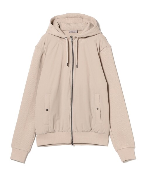 BEAMS F（ビームスエフ）の「HERNO / フーデッド ジップアップ ブルゾン（ブルゾン・メンズ・ブラウン系その他3/ネイビー・S/XL/M/L）」の2枚目の写真