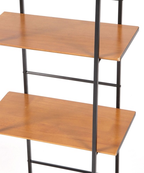 ウッド＆アイアン5段シェルフ（家具）｜studio CLIP（スタディオ