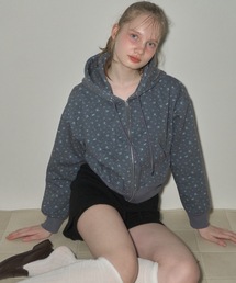 Birthday room | 小花柄スウェットパーカー/Small floral print hoodie(パーカー)