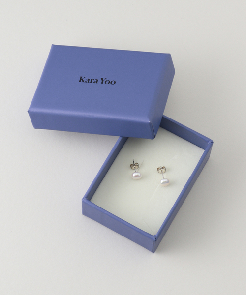 La TOTALITE(ラトータリテ)の「KARA YOO/カラ・ユ パールピアス 7mm(ピアス(両耳用)・レディース・シルバー・FREE)」の6枚目の写真