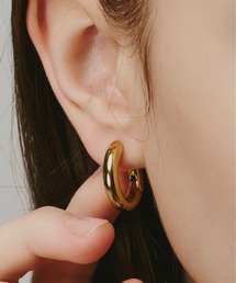 Su1.（スイ）の「【Su1.】【金属アレルギー対応】【ステンレス】ミニマルフープピアス（ピアス（両耳用））」