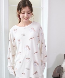 gelato pique(ジェラートピケ)のシーズー柄ロンT(ルームウェア/パジャマ)