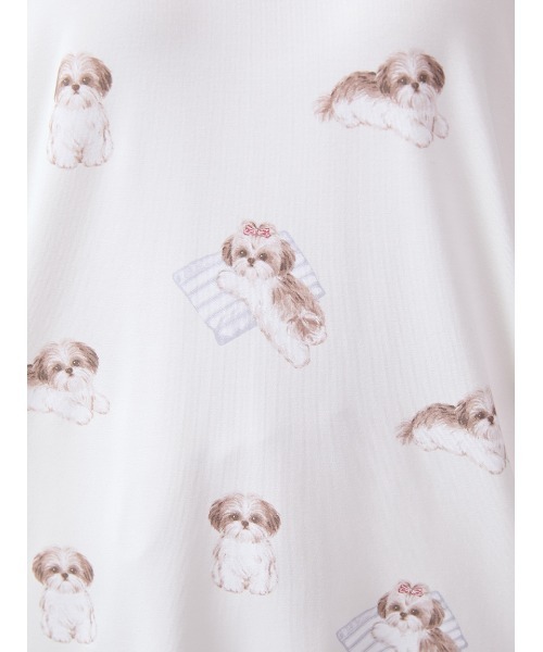 シーズー柄ロンT（ルームウェア/パジャマ）｜gelato pique